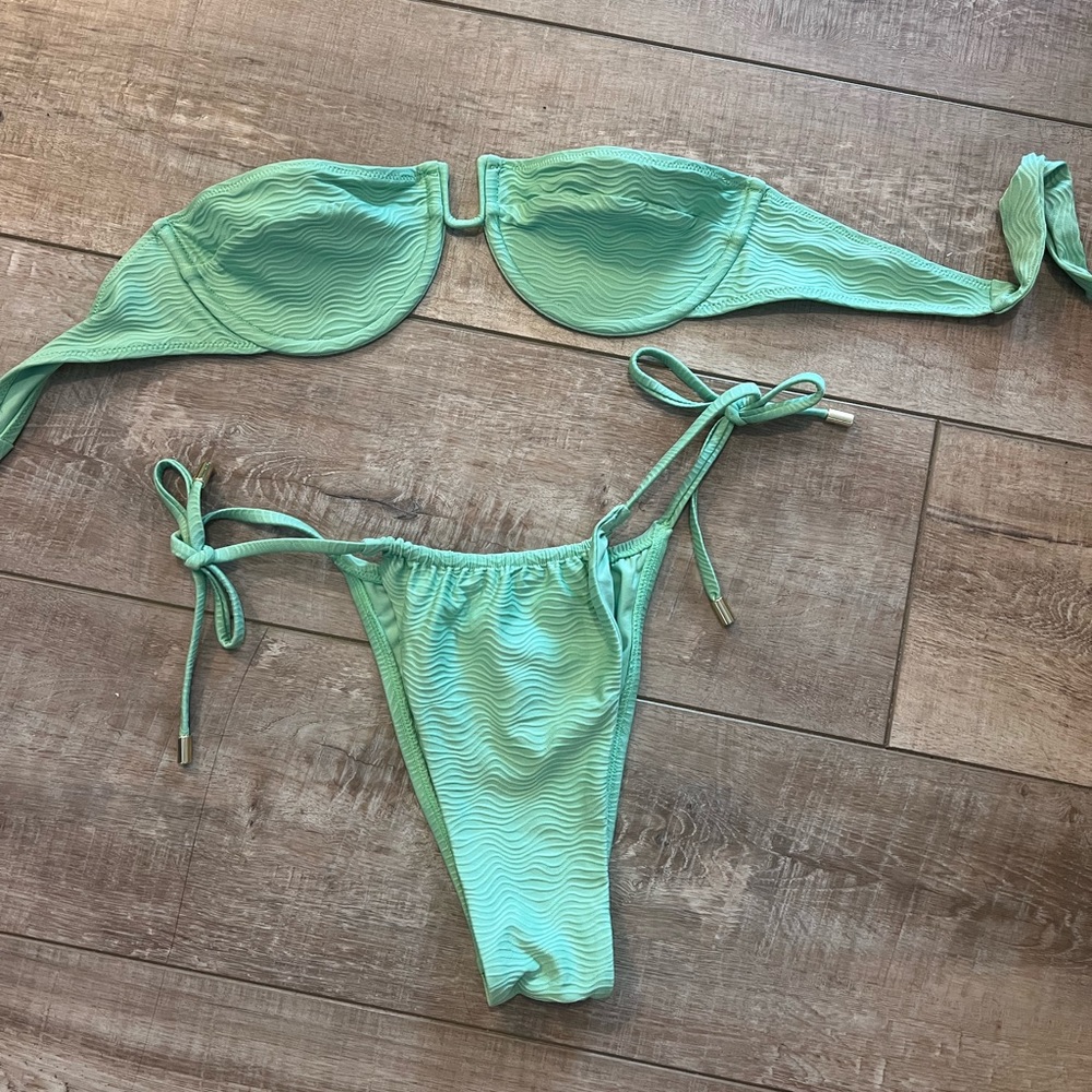 Monday Swim bikini size small | light green